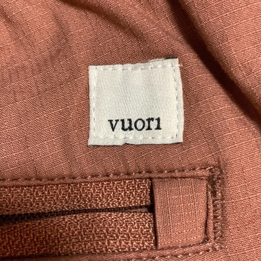 Vuori Women’s Ripstop Mauve Elastic Waist Drawstring Cotton Five-Pocket Pants XS